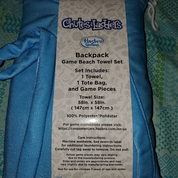 Backpack game Beach towel set - Picture 2 of 2